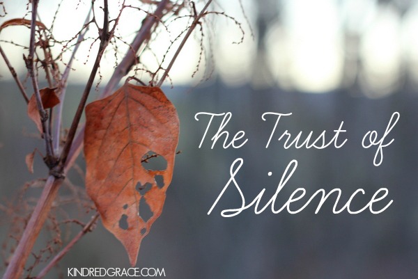 The Trust of Silence