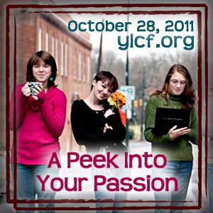 A Peek Into Your Passion (logo photo by Jennifer Pinkerton, design by Abigail Westbrook)