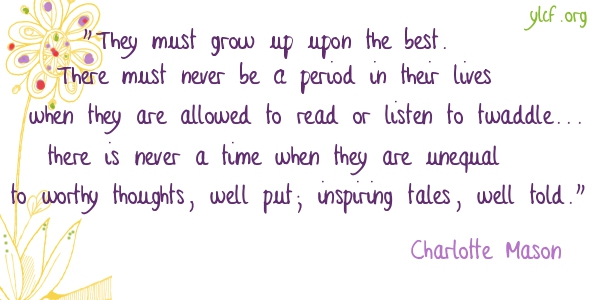 of twaddle - from Charlotte Mason - graphic by Chantel Brankshire