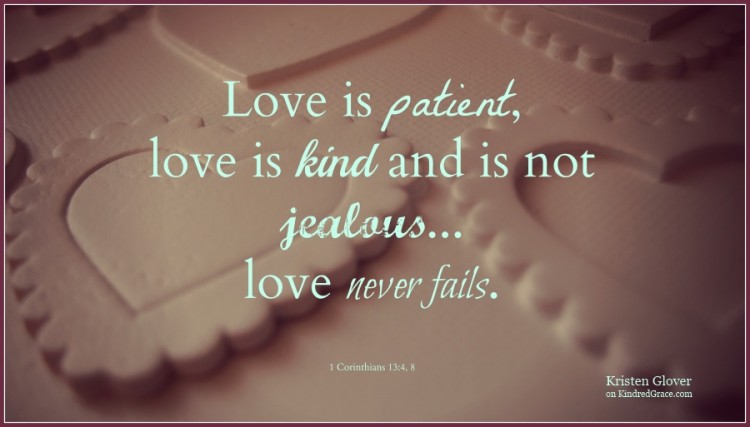 Love is Like That by @fiveintowblog on @KindredGrace