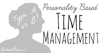 Personality Based Time Management