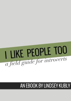 I Like People Too: a field guide for introverts