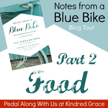 #NotesFromABlueBike Blog Tour: Food with @TrinaHolden
