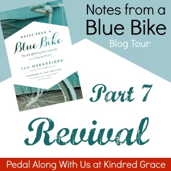 #NotesFromABlueBike #Giveaway at @KindredGrace