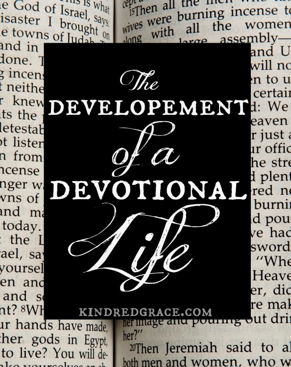 an inspiring account of how one's devotions can change and develop through life seasons