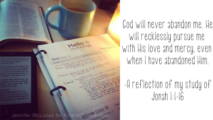 God will never abandon me.