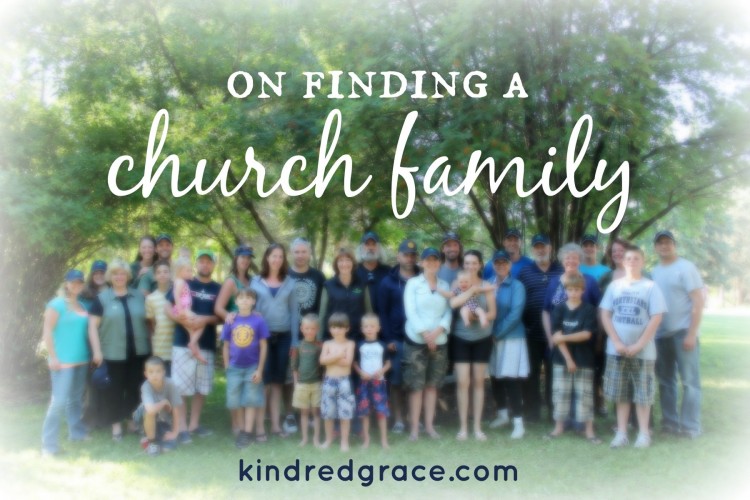 on finding a church family
