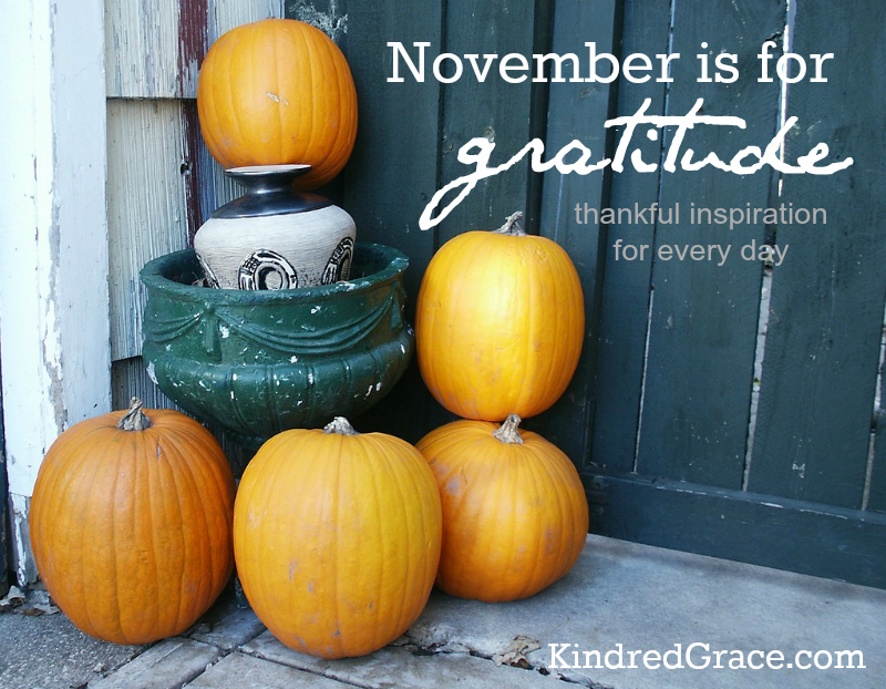 November is for Gratitude