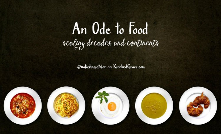 An Ode to Food scaling decades and continents