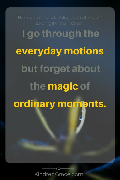 the magic of ordinary moments