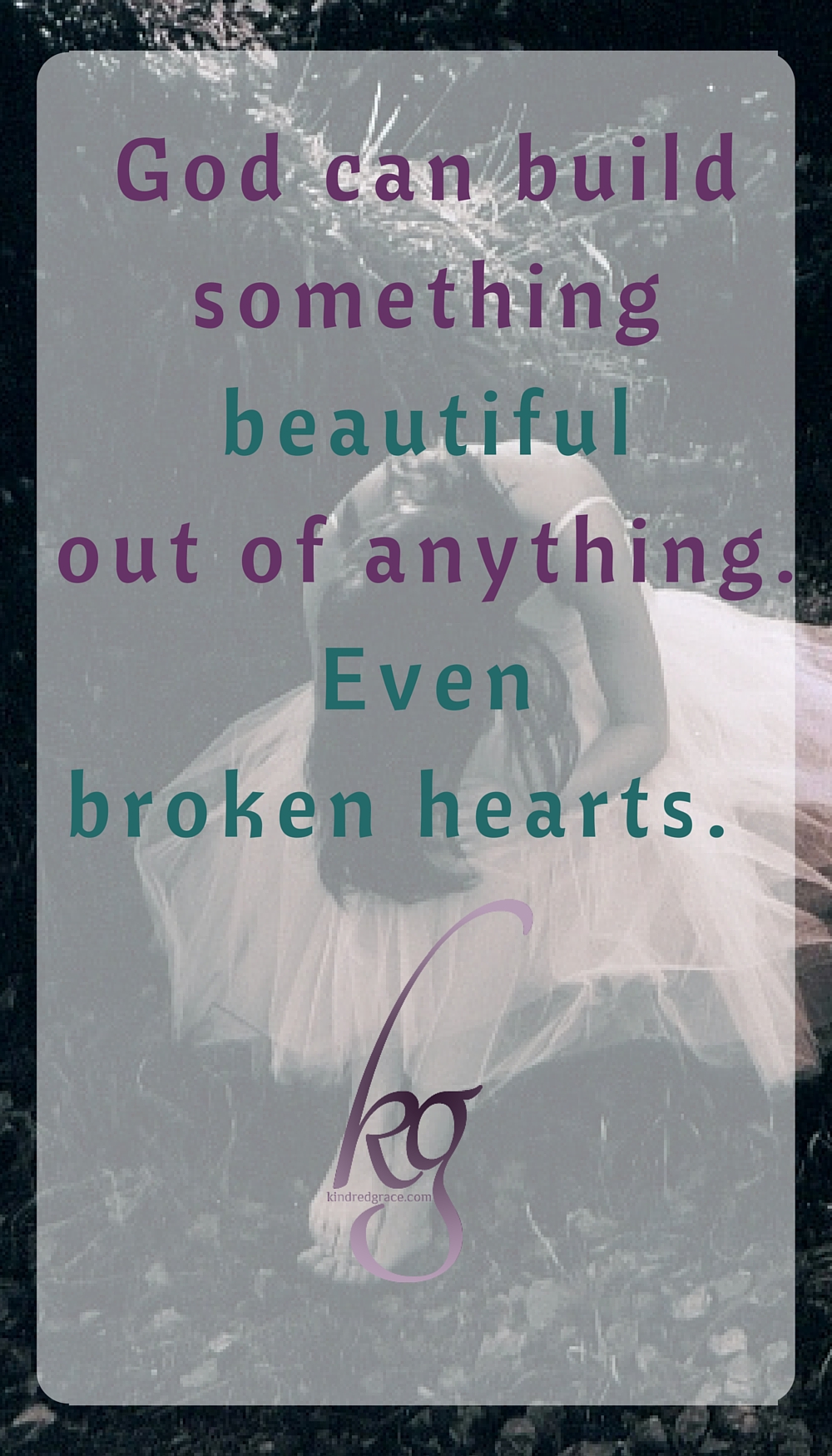 What God Can Do With A Broken Heart via @KindredGrace