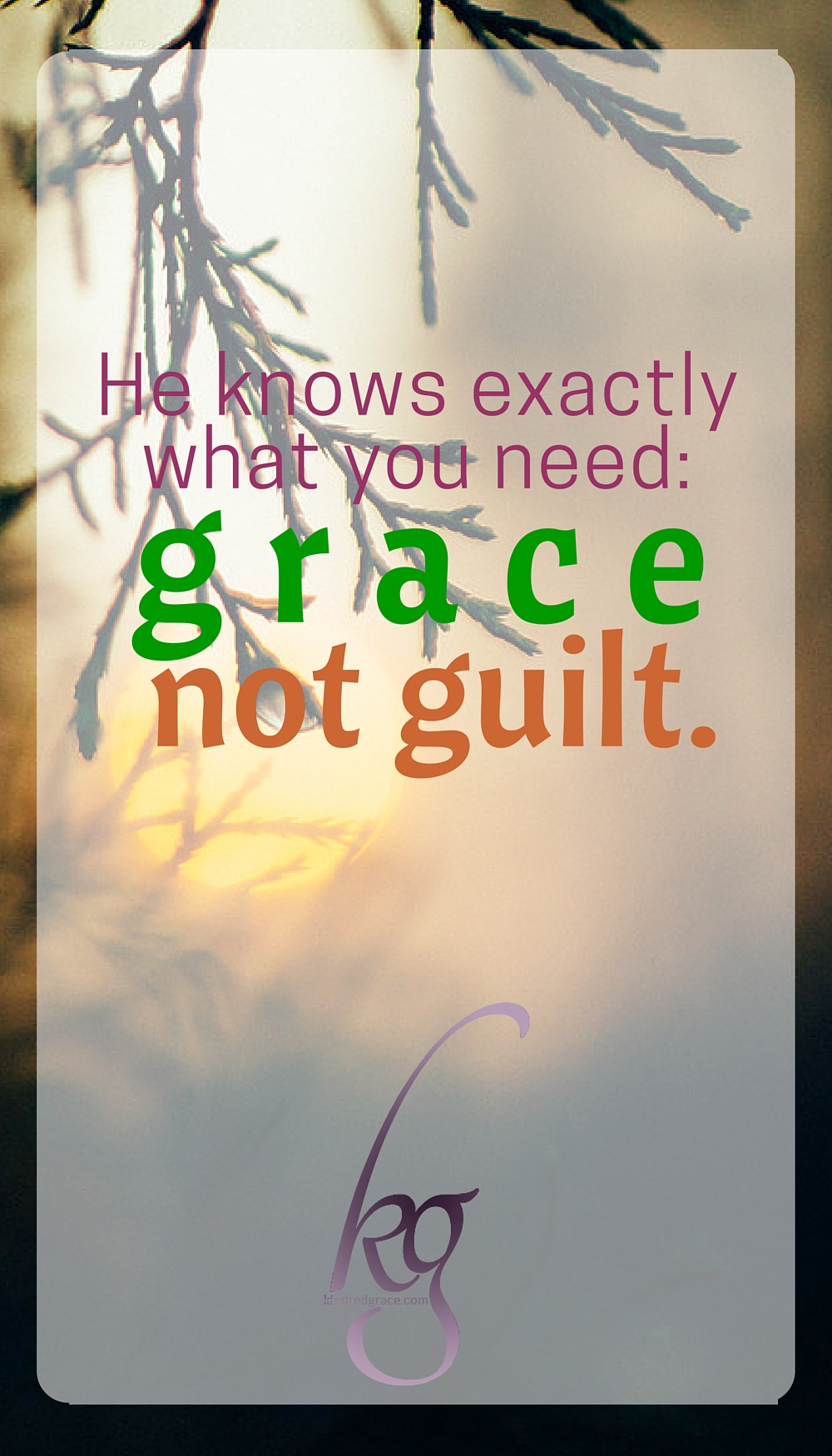 Grace far outweighs our sin. Cling to grace. via @KindredGrace