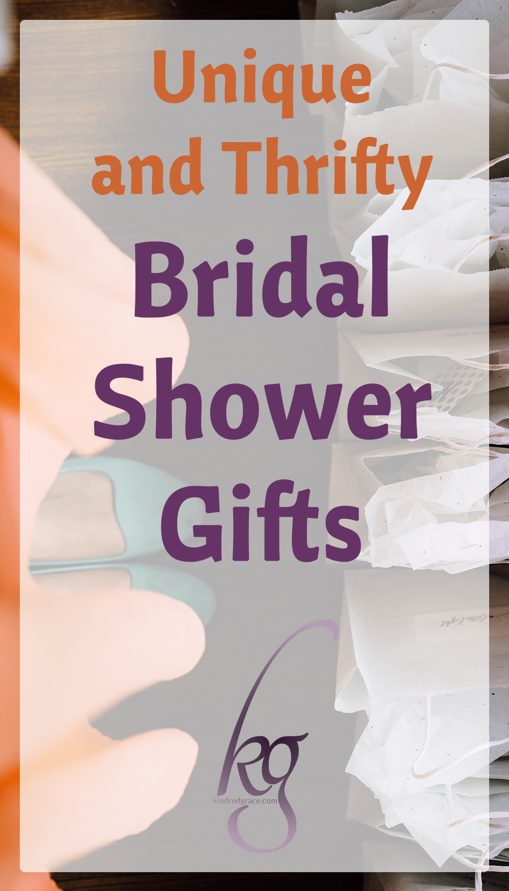 7 Unique and Thrifty Bridal Shower Gifts via @KindredGrace