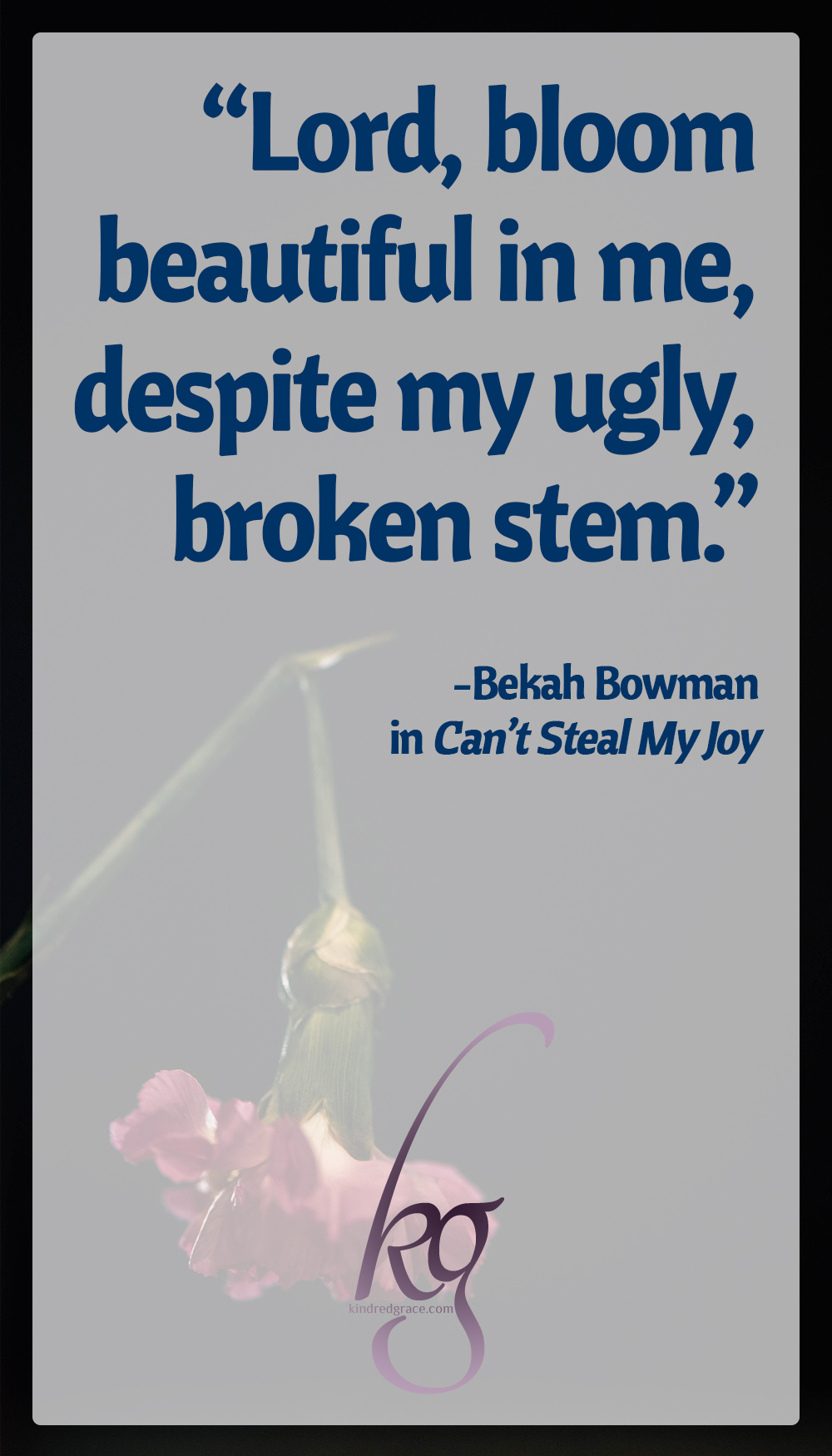 There we were left in a puddled mess of agonizing tears. The first diagnosis day left me despondent. The second diagnosis day absolutely gutted me. This evil was to take away all my children. via @KindredGrace