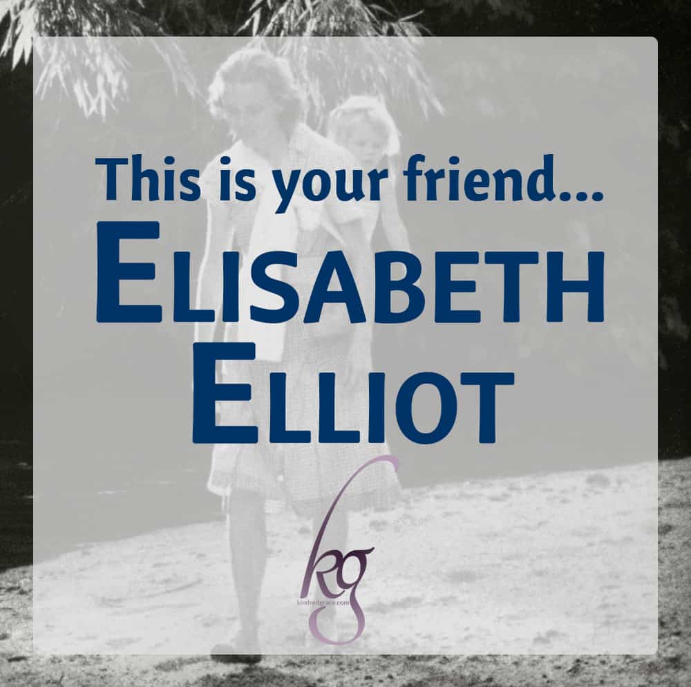 This is your friend Elisabeth Elliot... via @KindredGrace