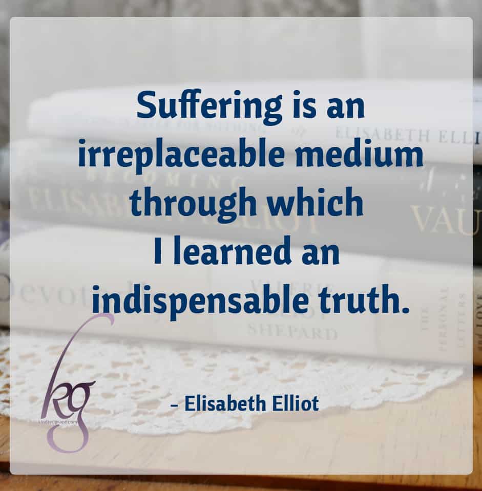 As writer who tends to tackle sorrow, loss, and hope, I keep discovering how Elisabeth Elliot’s thoughts have cropped up unconsciously in my own work. No wonder I leaped at the chance to review her three newest books. One distilled the essence of all her books into a perfectly simple introduction. The other two introduced me to the very human side of my hero in a way that only grew my faith. via @KindredGrace