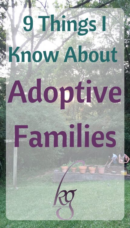 Just because someone adopts, doesn’t mean they are the offspring of superman and Mother Teresa. As a matter of fact, adoptive moms are 78% more likely to lose their cool on a Sunday morning. Okay, I just pulled that statistic out of a misplaced shoe, but adoptive families are just as flawed as any family. 