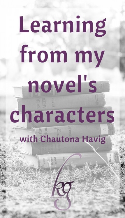 Learning from my novel's characters