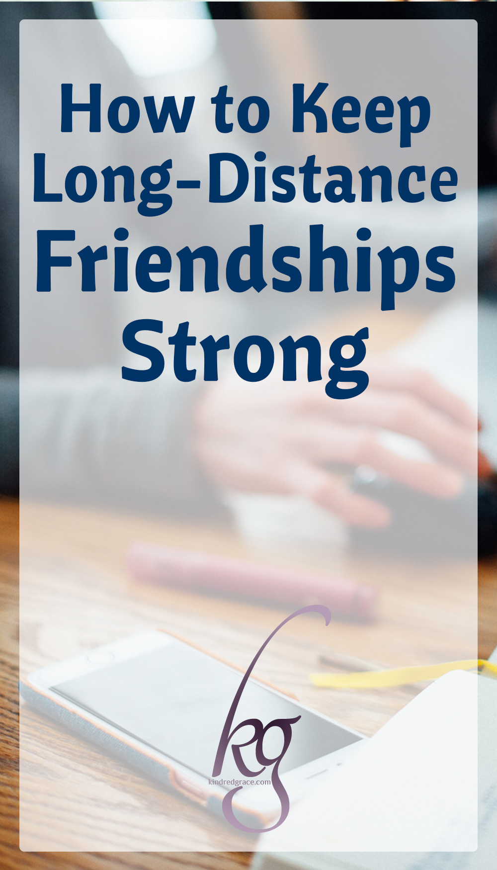 Maybe you too have said goodbye to a friend or four lately, and your heart's hurting because they're moving on to different things, whether it's a new job, a new home, or even a new marriage or season of motherhood which you know will affect your friendship somewhat even if you still live near.

Take courage, friend. Here are some practical things to remember when you feel like the friend left behind... via @KindredGrace