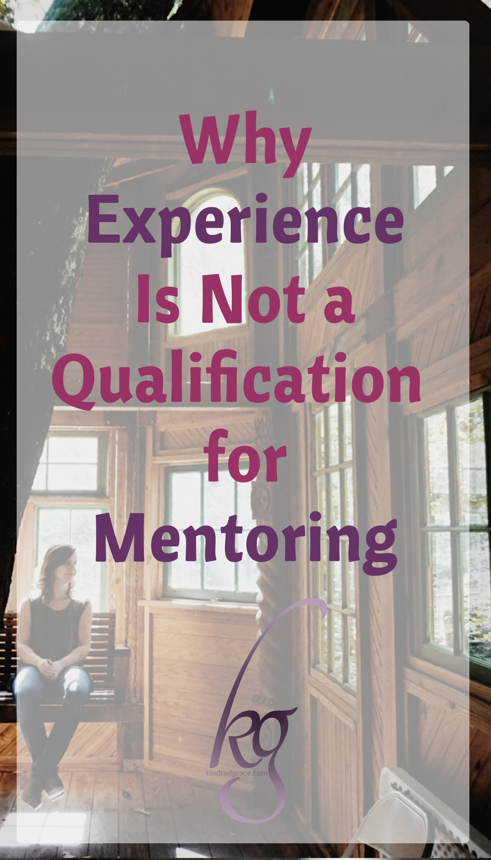 Wait, you disciple women that are older than you? It’s great that you disciple people, but I think it’s inappropriate for you to mentor women who are older than you. Isn’t that disrespectful? Titus 2 says… via @KindredGrace