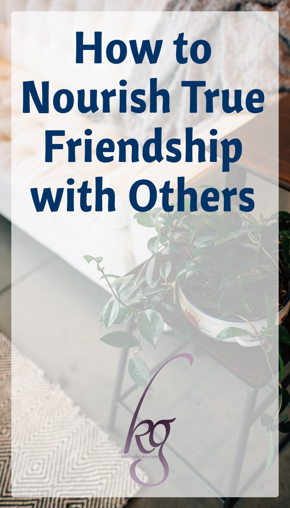 I had an Anne-and-Diana complex where I keep waiting for a bosom friend to appear, and she never did. Instead, God sent me several imperfect women, and I clicked imperfectly with them. But they are my friends, my people, because they are the ones God sent me. via @KindredGrace