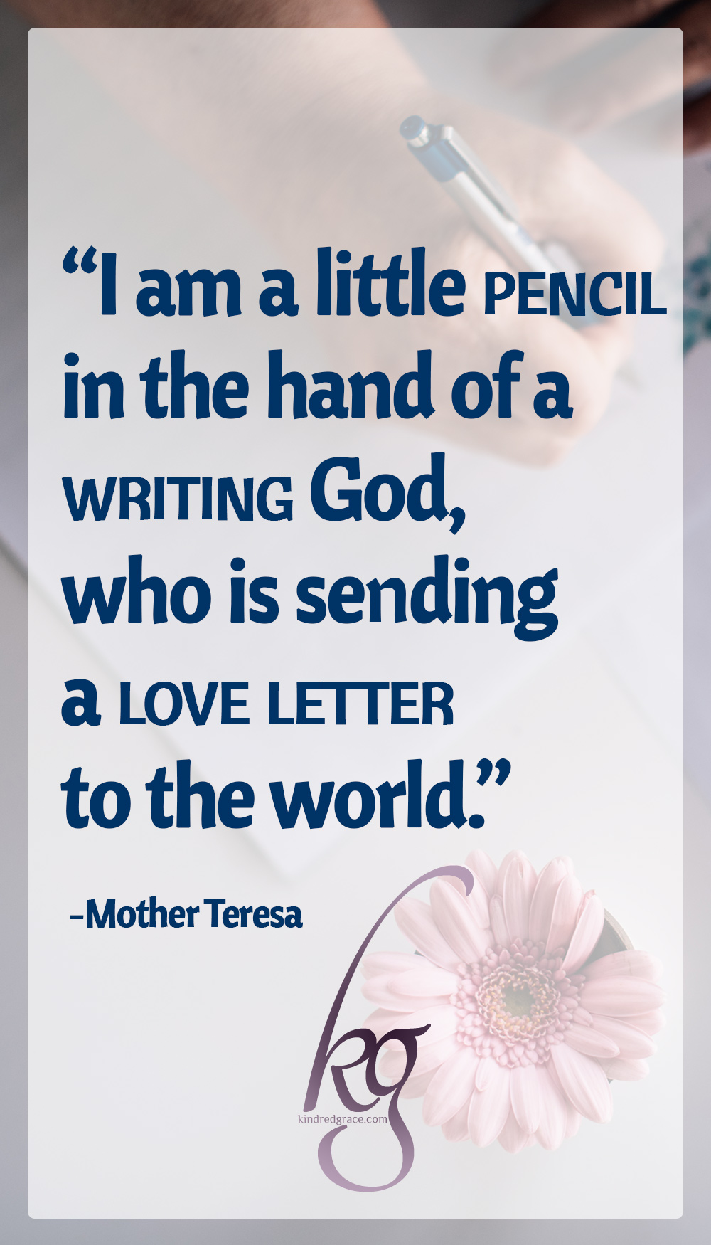 Here we are in the age of instant communication, and letters are no less potent than they were when they were our only option. As a matter of fact, they may be even more effective today, in contrast to the common text message. Letters can be day-brighteners, love-kindlers, and friendship fodder. They can also be a ministry. via @KindredGrace