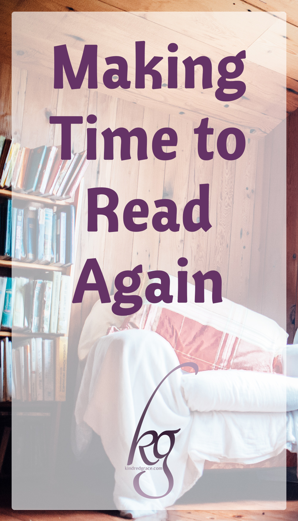 How do I make time to read as a newlywed? Here are some of the ways I invest the time to prioritize reading. via @KindredGrace