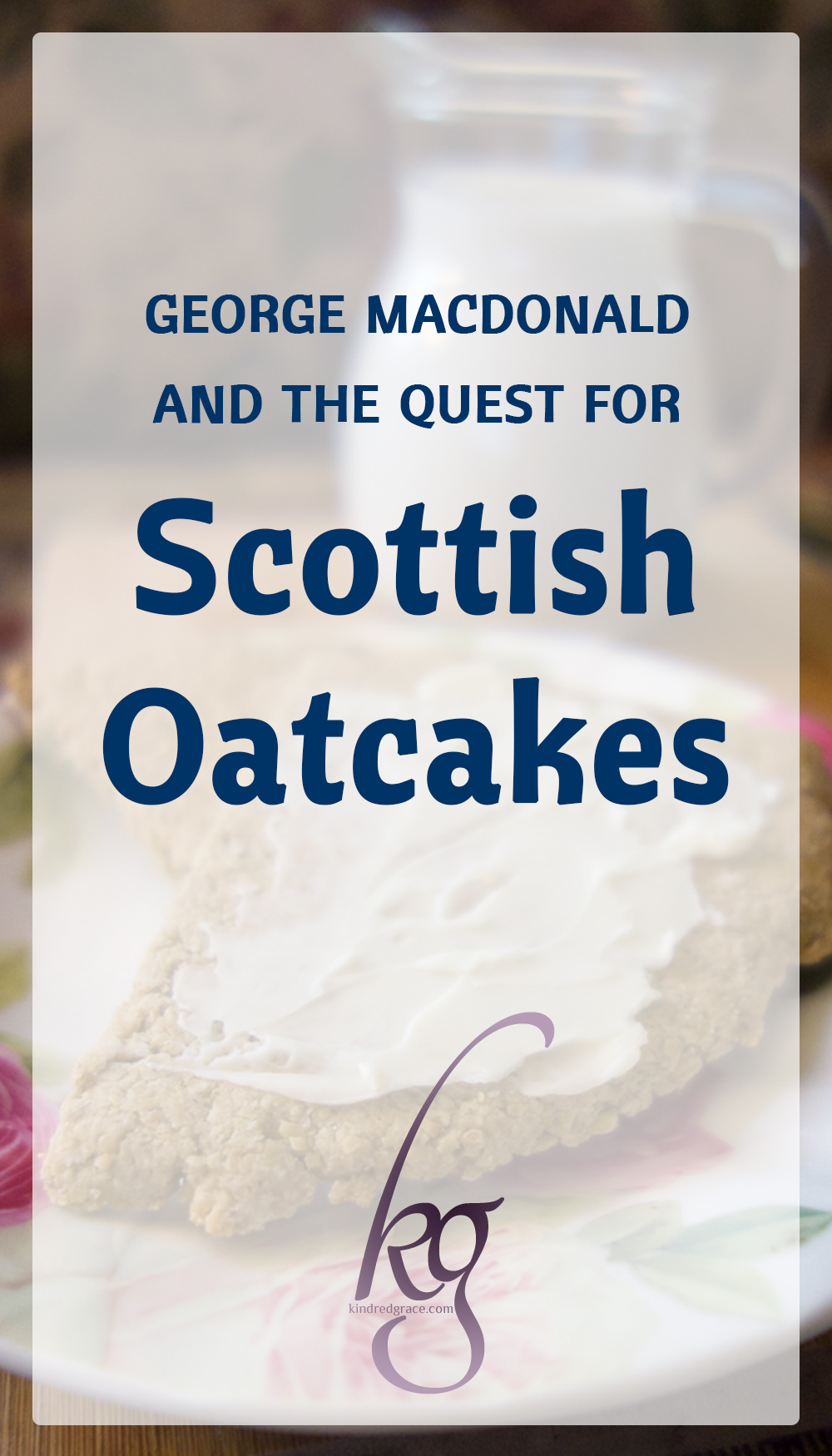 While curled up in my Jerusalem home, vicariously roaming the hills of Scotland in George MacDonald's fiction, I noticed that everyone seemed to be eating oatcakes. Feeling a little jealous and a little hungry, back I went on the hunt for an oatcake recipe... via @KindredGrace