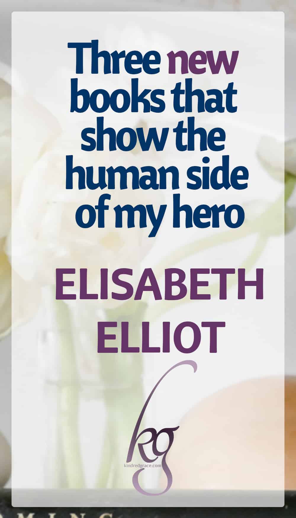 As writer who tends to tackle sorrow, loss, and hope, I keep discovering how Elisabeth Elliot’s thoughts have cropped up unconsciously in my own work. No wonder I leaped at the chance to review her three newest books. One distilled the essence of all her books into a perfectly simple introduction. The other two introduced me to the very human side of my hero in a way that only grew my faith. via @KindredGrace