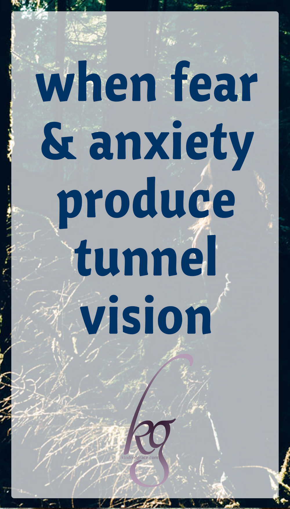 My proclivities toward fear and anxiety are most evident when it comes to medical things. Countless times I have turned a minor complaint into a terminal condition in the time it takes me to Google my symptoms. via @KindredGrace