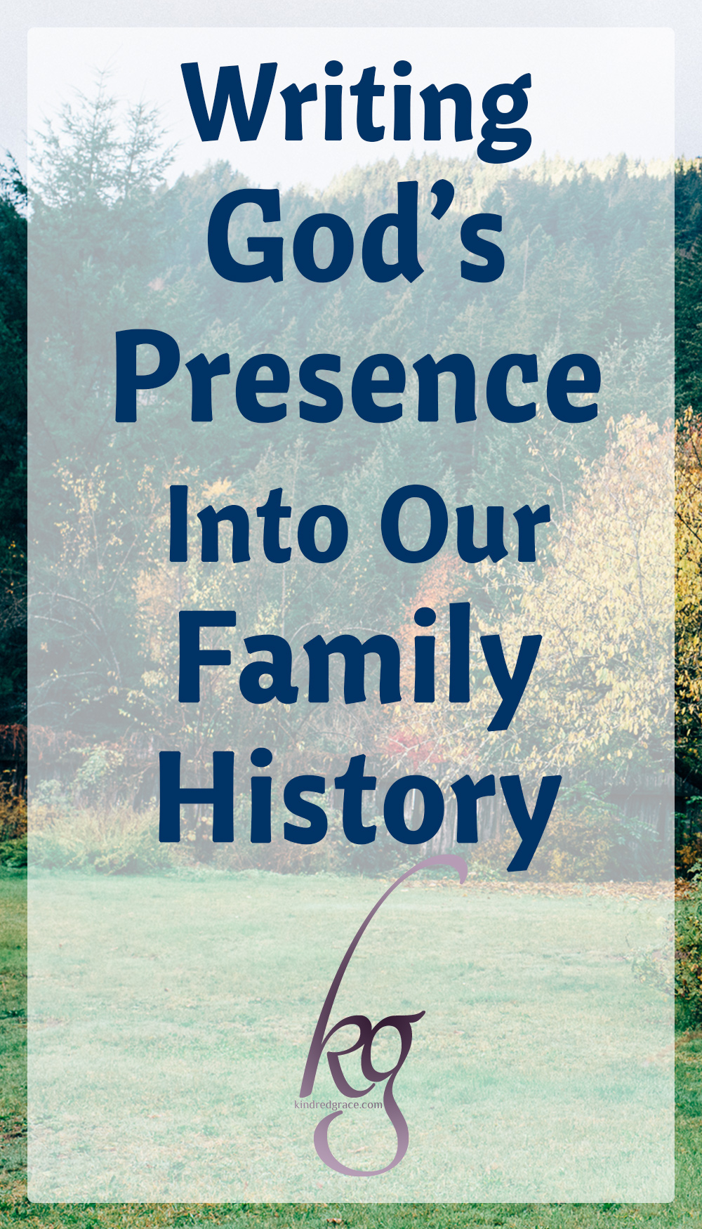 Here is the trick with our heritage: there’s more than just the good that passes down.

While I received rich spiritual nourishment that settled my roots down deep, along with the good comes a history of brokenness. via @KindredGrace